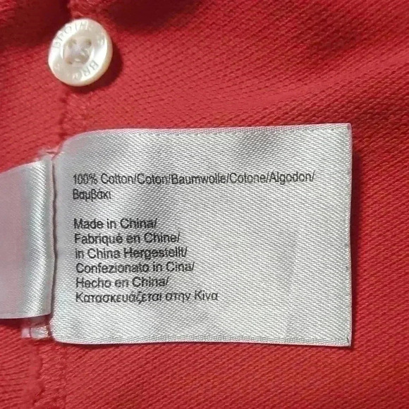 Brooks Brothers Performance  Polo. 💯 cotton. Men's size L - Picture 6 of 8